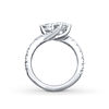 Thumbnail Image 2 of Ever Us® 2-1/2 CT. T.W. Two-Stone Diamond Bypass Ring in 14K White Gold (H-I/I2)