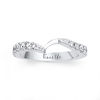Thumbnail Image 1 of Ever Us® 5/8 CT. T.W. Diamond Contour Band in 14K White Gold