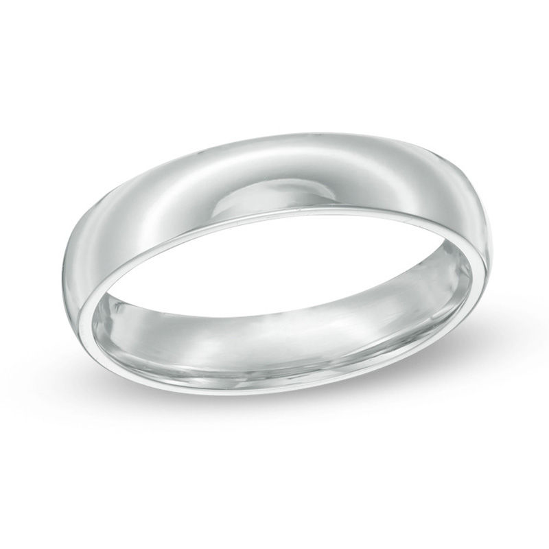 Main Image 1 of 4.0mm Comfort Fit Wedding Band in Platinum