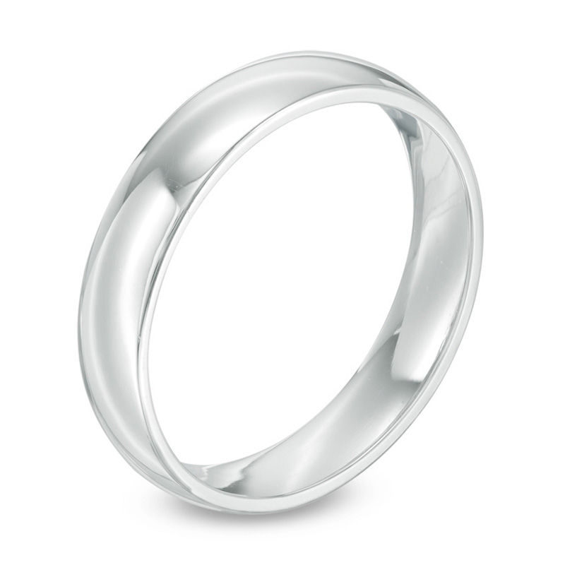 Main Image 2 of 4.0mm Comfort Fit Wedding Band in Platinum