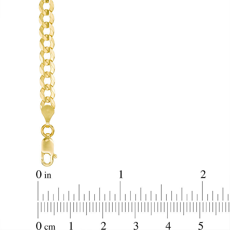 Men's 14k Solid Yellow Gold Figaro 4.7mm Chain Necklace - gold