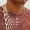 Thumbnail Image 4 of Men's 4.7mm Curb Chain Necklace in Solid 14K Gold - 24"