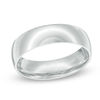 Thumbnail Image 0 of Men's 6.0mm Comfort Fit Wedding Band in Platinum