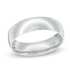 Thumbnail Image 1 of 6.0mm Comfort Fit Wedding Band in Platinum