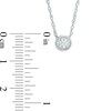 Thumbnail Image 1 of 1/6 CT. Diamond Solitaire Pendant in 10K White Gold