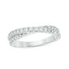 Thumbnail Image 1 of 1/2 CT. T.W. Diamond Crossover Anniversary Band in 14K White Gold