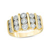Thumbnail Image 1 of 3/4 CT. T.W. Diamond Vertical Bar Anniversary Band in 10K Gold