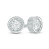 1/2 CT. T.W. Diamond Solitaire Stud Earrings in 10K White Gold