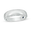 Thumbnail Image 1 of Vera Wang Men's 3/8 CT. T.W. Diamond Edge Wedding Band in 14K White Gold