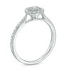 Thumbnail Image 1 of 1/3 CT. T.W. Composite Diamond Double Frame Engagement Ring in 10K White Gold