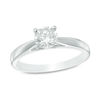 Thumbnail Image 1 of 5/8 CT. Certified Canadian Diamond Solitaire Engagement Ring in Platinum (I/SI2)