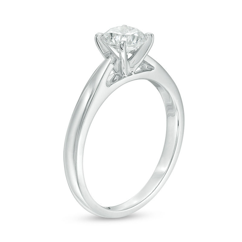 Main Image 2 of 5/8 CT. Certified Canadian Diamond Solitaire Engagement Ring in Platinum (I/SI2)