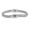 Thumbnail Image 2 of Phillip Gavriel® Black Sapphire Cluster Barrel Bracelet in Sterling Silver - 7.5"