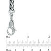 Thumbnail Image 2 of Phillip Gavriel® White Sapphire Composite Barrel Necklace in Sterling Silver