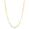 Thumbnail Image 1 of Made in Italy Fancy Station Necklace in 14K Gold - 24"
