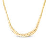 Thumbnail Image 1 of Made in Italy Herringbone Chain Necklace in 14K Gold - 18"
