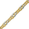 Thumbnail Image 1 of Made in Italy Oval Link Bracelet in 14K Two-Tone Gold - 7.5"