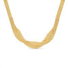 Thumbnail Image 0 of Made in Italy Ladies' Multi-Row Rope Chain Necklace in 14K Gold - 18"