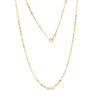 Thumbnail Image 1 of Made in Italy Double Strand Sparkle Chain Necklace in 14K Gold - 18"
