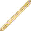 Thumbnail Image 1 of Made in Italy 6.0mm Double Row Curb Chain Bracelet in 14K Gold - 7.5"