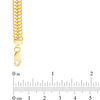 Thumbnail Image 2 of Made in Italy 6.0mm Double Row Curb Chain Necklace in 14K Gold - 18"
