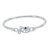 Thumbnail Image 0 of Vera Wang Love Collection 1/4 CT. T.W. Diamond "Love" Bangle in Sterling Silver
