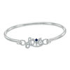 Thumbnail Image 1 of Vera Wang Love Collection 1/4 CT. T.W. Diamond "Love" Bangle in Sterling Silver