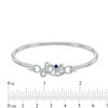 Thumbnail Image 1 of Vera Wang Love Collection 1/4 CT. T.W. Diamond "Love" Bangle in Sterling Silver