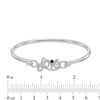 Thumbnail Image 2 of Vera Wang Love Collection 1/4 CT. T.W. Diamond "Love" Bangle in Sterling Silver