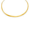 Thumbnail Image 0 of Made in Italy 5.0mm Reversible Omega Chain Necklace in 14K Two-Tone Gold - 16"