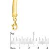 Thumbnail Image 2 of Made in Italy 5.0mm Reversible Omega Chain Necklace in 14K Two-Tone Gold - 16"
