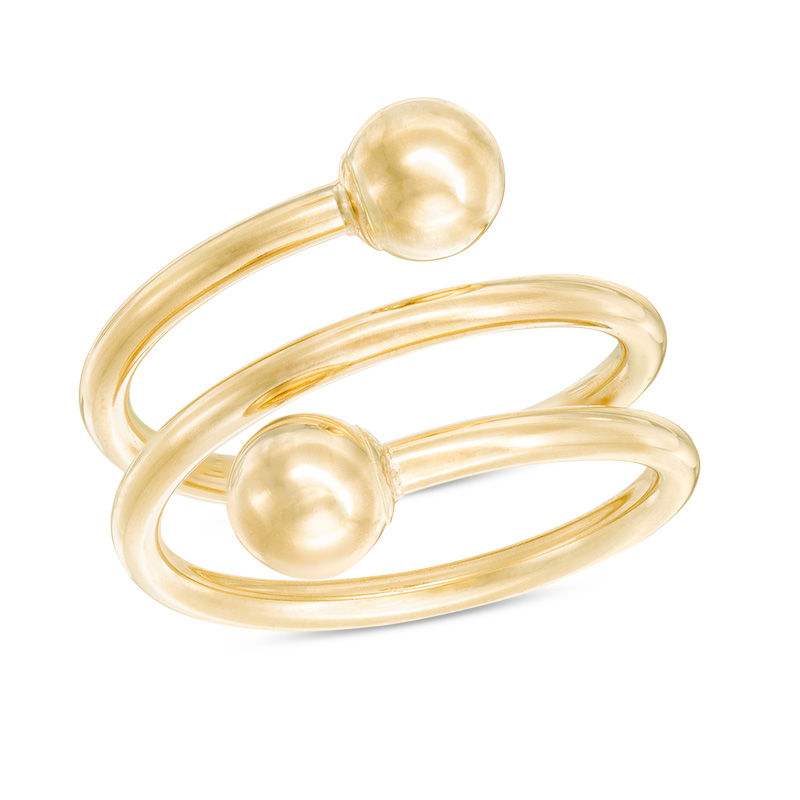 Main Image 1 of Spiral Ring in 10K Gold - Size 7