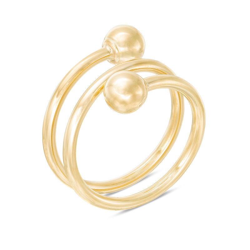 Main Image 2 of Spiral Ring in 10K Gold - Size 7