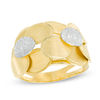 Thumbnail Image 1 of Made in Italy Layered Flower Ring in 14K Two-Tone Gold