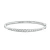 Thumbnail Image 0 of 1/4 CT. T.W. Diamond Graduated Bangle in Sterling Silver