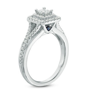 Vera Wang Love Collection 5/8 CT. T.W. Princess-Cut Diamond