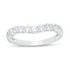 Thumbnail Image 1 of 1/2 CT. T.W. Diamond Contour Anniversary Band in 14K White Gold