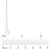 Thumbnail Image 2 of Diamond Accent Three Stone Multi-Strand Necklace in Sterling Silver - 22"