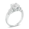 Thumbnail Image 1 of 8.0mm Lab-Created White Sapphire Engagement Ring in Sterling Silver
