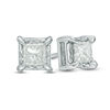 Thumbnail Image 0 of 1/4 CT. T.W. Princess-Cut Diamond Solitaire Stud Earrings in 10K White Gold