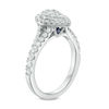 Thumbnail Image 2 of Vera Wang Love Collection 3/4 CT. T.W. Composite Diamond Pear-Shaped Frame Engagement Ring in 14K White Gold