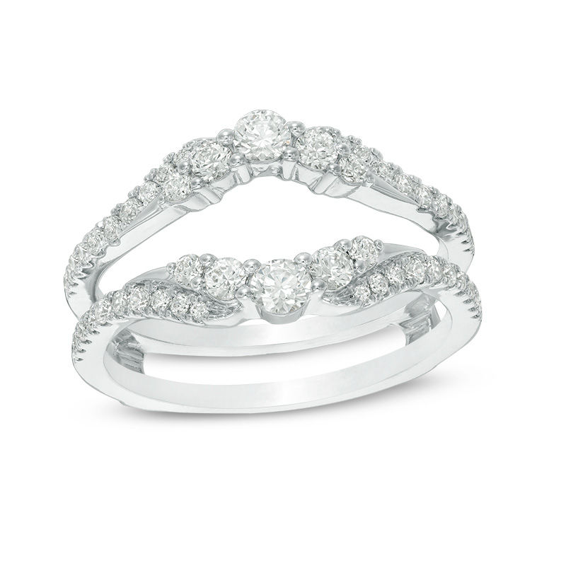 3/4 CT. T.W. Diamond Solitaire Enhancer in 14K White Gold