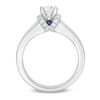 Thumbnail Image 3 of Vera Wang Love Collection 5/8 CT. T.W. Diamond Solitaire Collar Engagement Ring in 14K White Gold