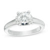 Thumbnail Image 0 of Vera Wang Love Collection 1-1/10 CT. T.W. Diamond Solitaire Collar Engagement Ring in 14K White Gold