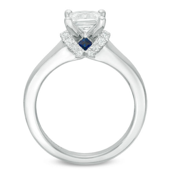 Vera Wang Love Collection 1-1/10 CT. T.W. Princess-Cut Diamond ...