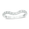 Thumbnail Image 0 of Love's Destiny by Zales 1/3 CT. T.W. Certified Diamond Contour Wedding Band in 14K White Gold (I/SI2)