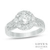 Thumbnail Image 0 of Love's Destiny by Zales 1-1/2 CT. T.W. Certified Diamond Square Engagement Ring in 14K Two-Tone Gold (I/SI2)
