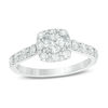 Thumbnail Image 1 of Love's Destiny by Zales 1 CT. T.W. Certified Diamond Square Engagement Ring in 14K Two-Tone Gold (I/SI2)
