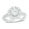 Thumbnail Image 0 of Love's Destiny by Zales 2 CT. T.W. Certified Diamond Frame Engagement Ring in 14K White Gold (I/SI2)