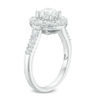 Thumbnail Image 1 of Love's Destiny by Zales 2 CT. T.W. Certified Diamond Frame Engagement Ring in 14K White Gold (I/SI2)